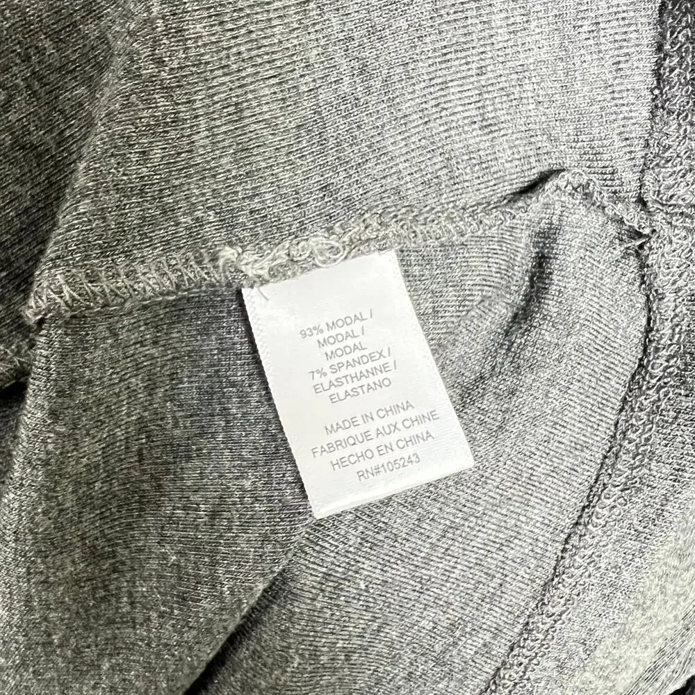 New Bobeau Gray Long Sleeve Sweater Women's S Stretch Pullover Comfortable